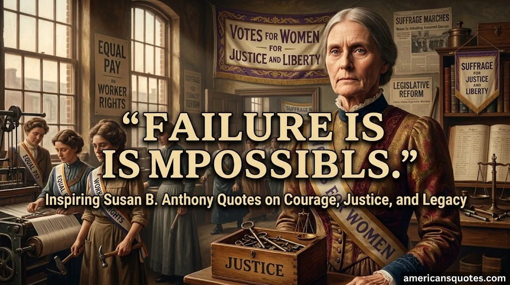 Inspiring Susan B. Anthony Quotes on Courage, Justice, and Legacy