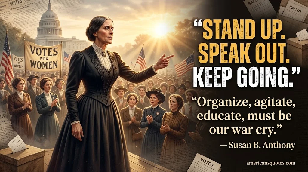 Susan B. Anthony Quotes About Perseverance and Standing Up for Women's Rights