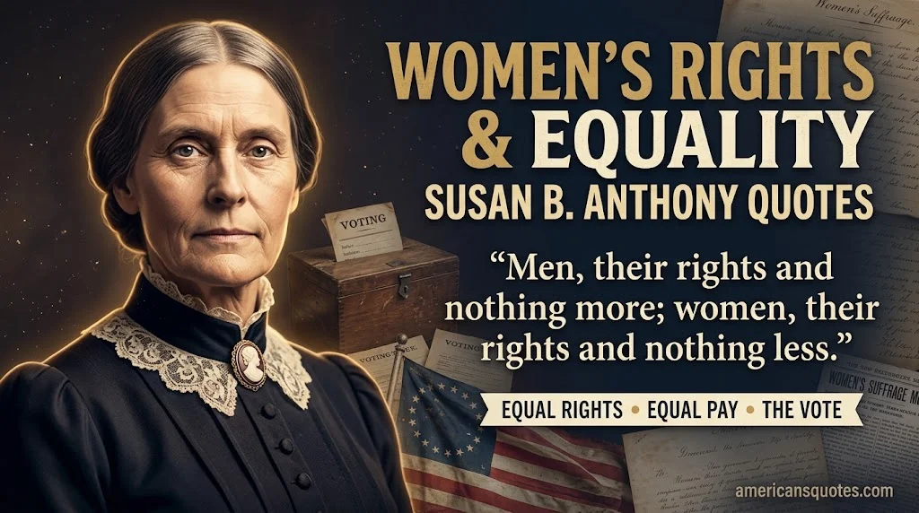 Susan B. Anthony Quotes About Women’s Rights and Equality